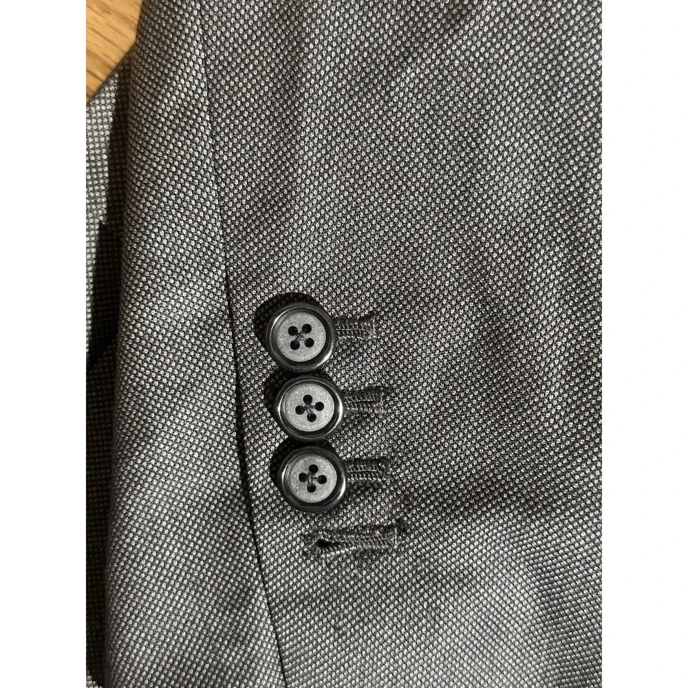 Piattelli x Reda Italian Wool Sport Coat Blazer - Dark Gray Corporate Indie